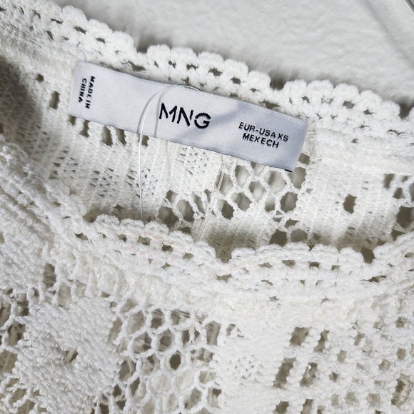 MNG OPEN KNIT CROPPED TOP - Picture 7 of 8